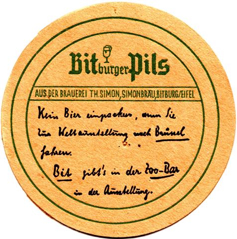 bitburg bit-rp bitburger pils rund 5b (215-aus der brauerei-gr�n)